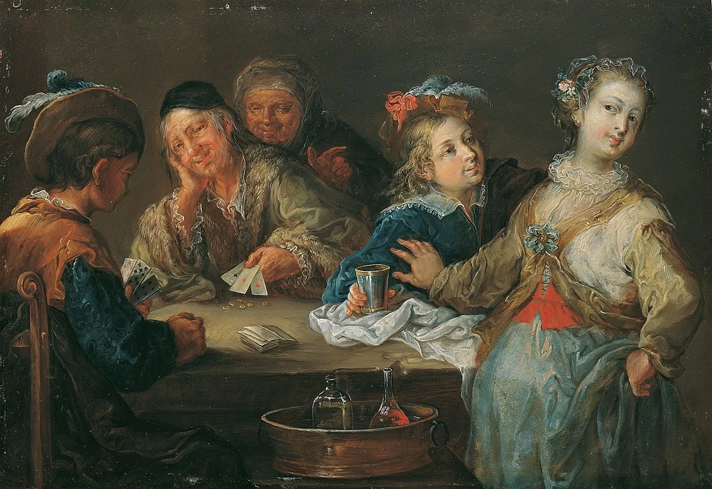 Giocatore di carte (l'asso è briscola) - Österreichische Galerie Belvedere, Vienna